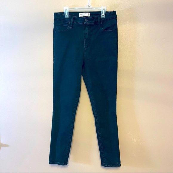 Abercrombie & Fitch Denim - AF stretch jean 8s black button fly